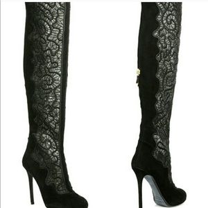 Nicholas Kirkwood thigh high boots